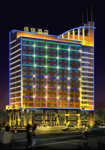 亮化照明工程案例广州番禺祺瑞酒店方案
